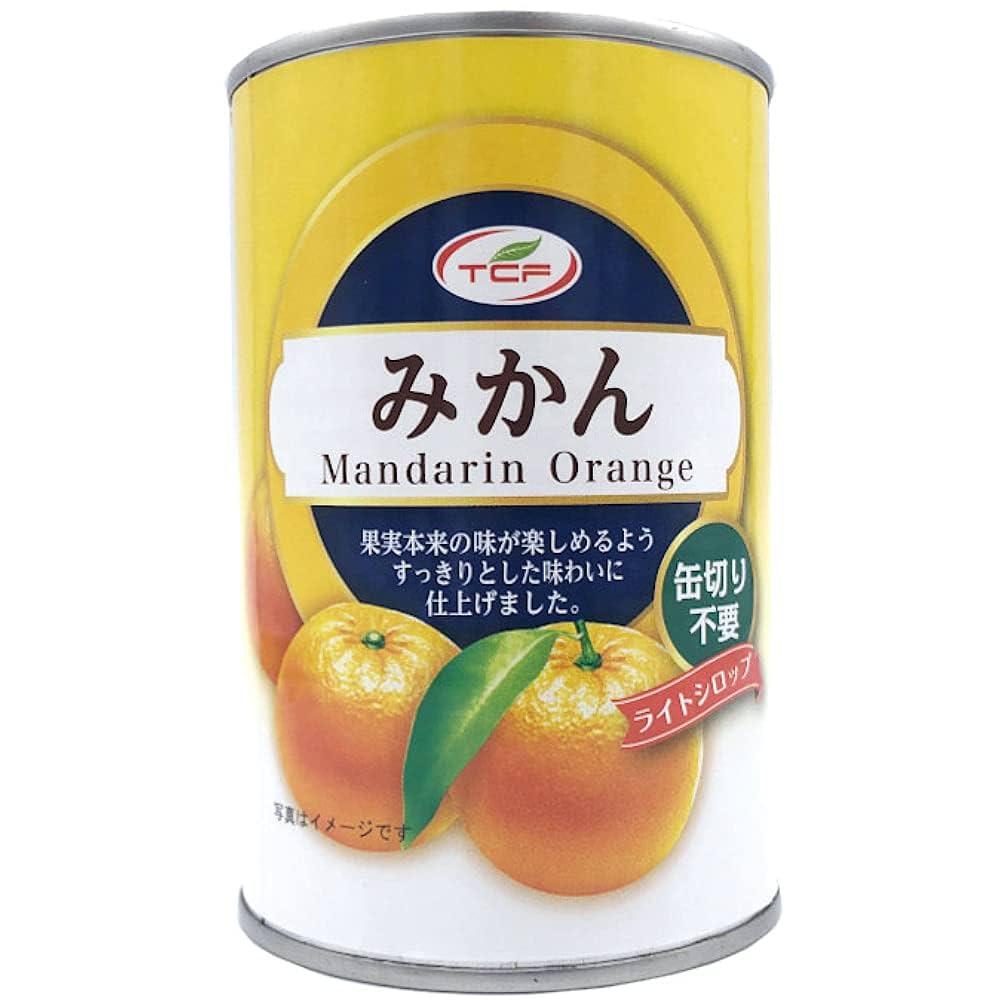 Amazon | みかん缶詰 4号缶(425g)(固形230g) | ノーブランド品